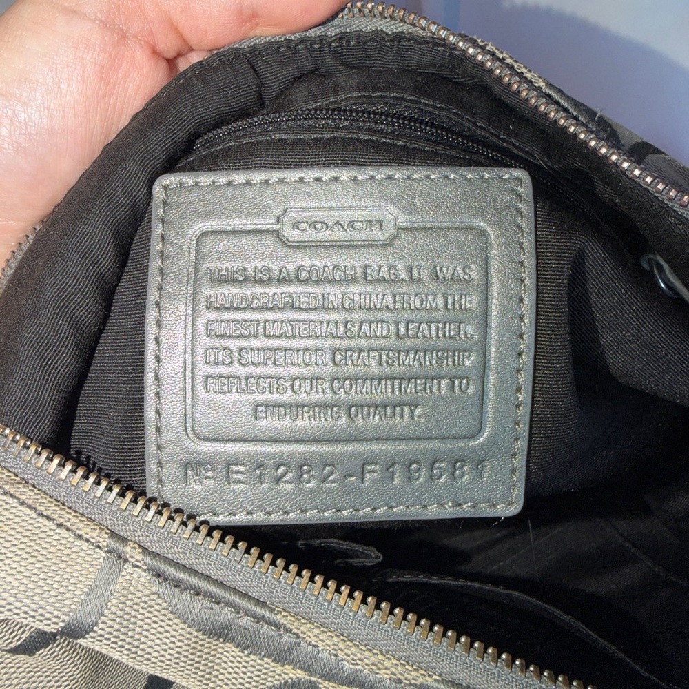 Coach Gray Cross Body Shoulder Bag - Picture 2 of 7